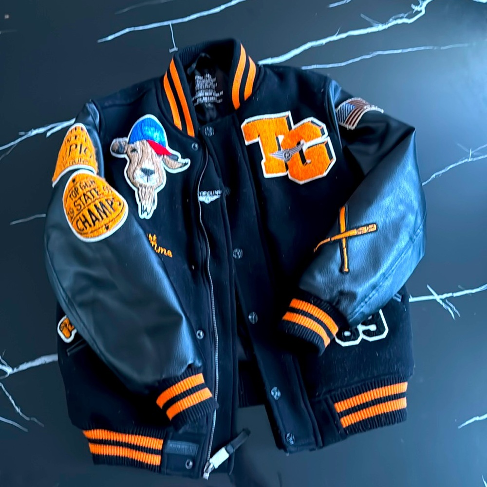 Boys.   Top Gun varsity jacket.  Sz 8.
